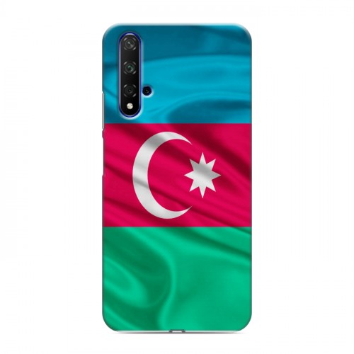 Дизайнерский пластиковый чехол для Huawei Honor 20 Флаг Азербайджана