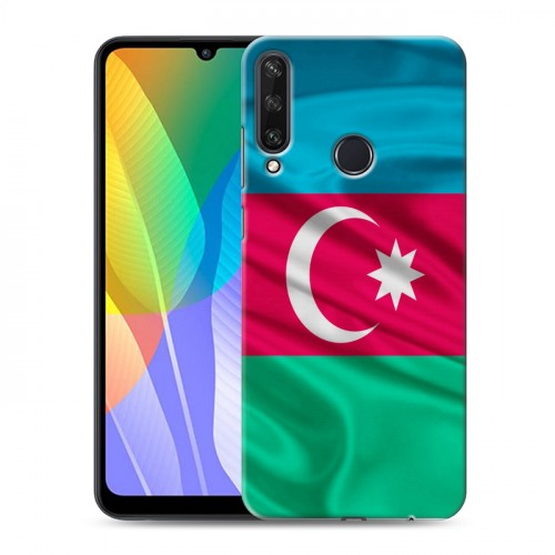 Дизайнерский пластиковый чехол для Huawei Y6p Флаг Азербайджана