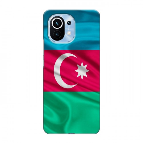 Дизайнерский пластиковый чехол для Xiaomi Mi 11 Флаг Азербайджана