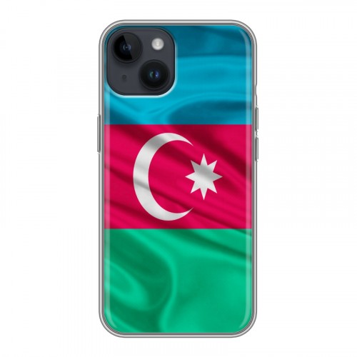Дизайнерский пластиковый чехол для Iphone 14 Флаг Азербайджана