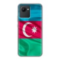 Дизайнерский пластиковый чехол для Realme C30 Флаг Азербайджана