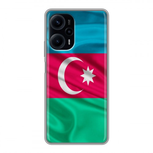 Дизайнерский пластиковый чехол для XIaomi Poco F5 Флаг Азербайджана
