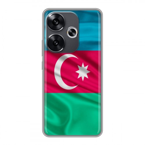 Дизайнерский силиконовый чехол для Xiaomi Redmi Turbo 3 Флаг Азербайджана