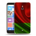 Дизайнерский пластиковый чехол для Nokia Lumia 1320 Флаг Белоруссии