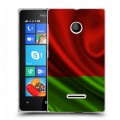 Дизайнерский пластиковый чехол для Microsoft Lumia 435 Флаг Белоруссии