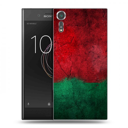 Дизайнерский пластиковый чехол для Sony Xperia XZs Флаг Белоруссии