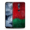 Дизайнерский пластиковый чехол для Nokia 6.1 Plus Флаг Белоруссии