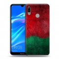 Дизайнерский пластиковый чехол для Huawei Y6 (2019) Флаг Белоруссии