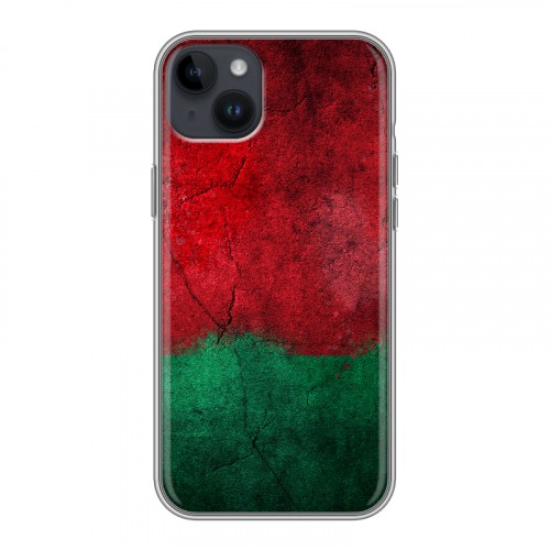 Дизайнерский пластиковый чехол для Iphone 14 Plus Флаг Белоруссии