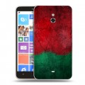 Дизайнерский пластиковый чехол для Nokia Lumia 1320 Флаг Белоруссии