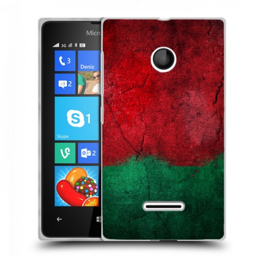 Дизайнерский пластиковый чехол для Microsoft Lumia 435 Флаг Белоруссии