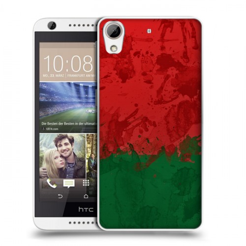 Дизайнерский силиконовый чехол для HTC Desire 626 Флаг Белоруссии