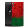 Дизайнерский пластиковый чехол для Sony Xperia XZs Флаг Белоруссии