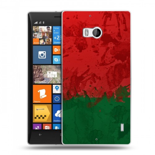 Дизайнерский пластиковый чехол для Nokia Lumia 930 Флаг Белоруссии