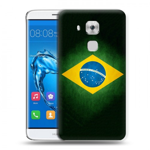 Дизайнерский пластиковый чехол для Huawei Nova Plus Флаг Бразилии