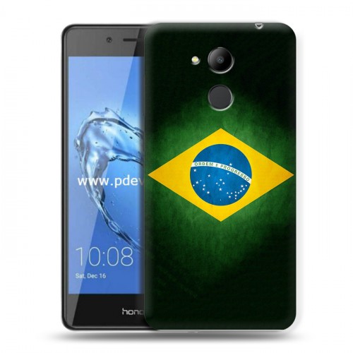 Дизайнерский пластиковый чехол для Huawei Honor 6C Pro Флаг Бразилии