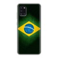 Дизайнерский силиконовый чехол для Samsung Galaxy A31 Флаг Бразилии