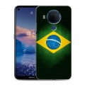 Дизайнерский силиконовый чехол для Nokia 5.4 Флаг Бразилии