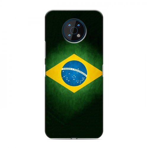 Дизайнерский силиконовый чехол для Nokia G50 Флаг Бразилии
