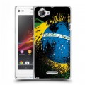 Дизайнерский пластиковый чехол для Sony Xperia L Флаг Бразилии