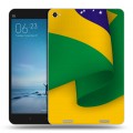 Дизайнерский силиконовый чехол для Xiaomi Mi Pad 2 Флаг Бразилии