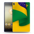 Дизайнерский силиконовый чехол для Lenovo Tab 3 8 Plus Флаг Бразилии