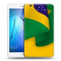 Дизайнерский силиконовый чехол для Huawei MediaPad T3 7 3G Флаг Бразилии