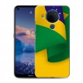 Дизайнерский силиконовый чехол для Nokia 5.4 Флаг Бразилии
