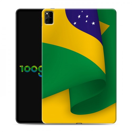 Дизайнерский силиконовый чехол для Huawei MatePad Pro 12.6 (2021) Флаг Бразилии
