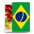 Дизайнерский силиконовый чехол для ASUS ZenPad 8 Флаг Бразилии