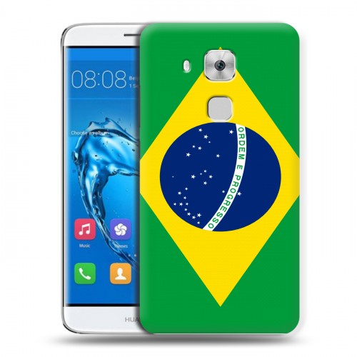 Дизайнерский пластиковый чехол для Huawei Nova Plus Флаг Бразилии