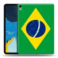 Дизайнерский силиконовый чехол для IPad Pro 11 Флаг Бразилии