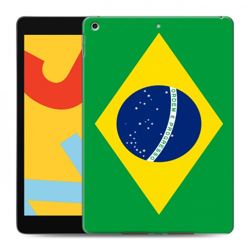 Дизайнерский силиконовый чехол для Ipad 10.2 (2019) Флаг Бразилии