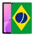 Дизайнерский силиконовый чехол для Huawei MatePad T10 Флаг Бразилии