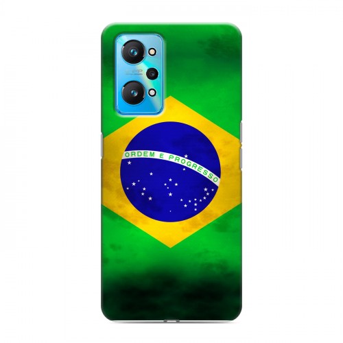 Дизайнерский силиконовый чехол для Realme GT Neo 2 Флаг Бразилии