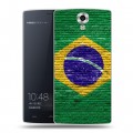 Дизайнерский силиконовый чехол для Homtom HT7 Флаг Бразилии