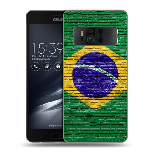 Дизайнерский силиконовый чехол для ASUS ZenFone AR Флаг Бразилии