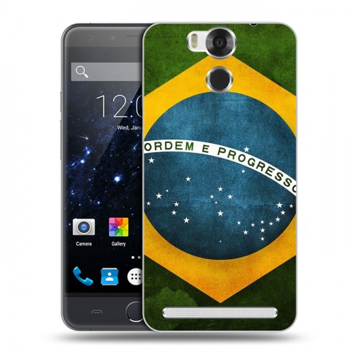 Дизайнерский пластиковый чехол для Ulefone Power Флаг Бразилии