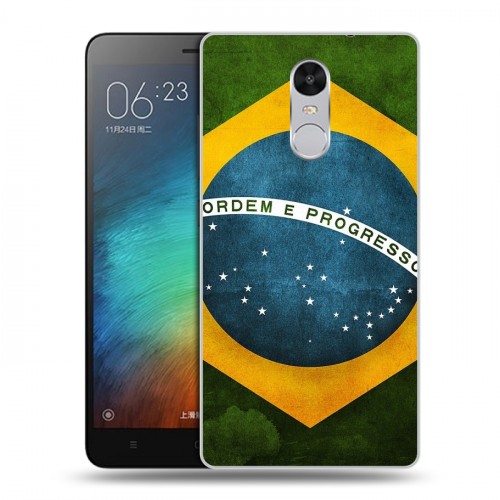 Дизайнерский силиконовый чехол для Xiaomi RedMi Pro Флаг Бразилии