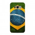 Дизайнерский силиконовый чехол для Samsung Galaxy S8 Флаг Бразилии