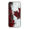 Дизайнерский силиконовый чехол для Iphone 7 Флаг Канады