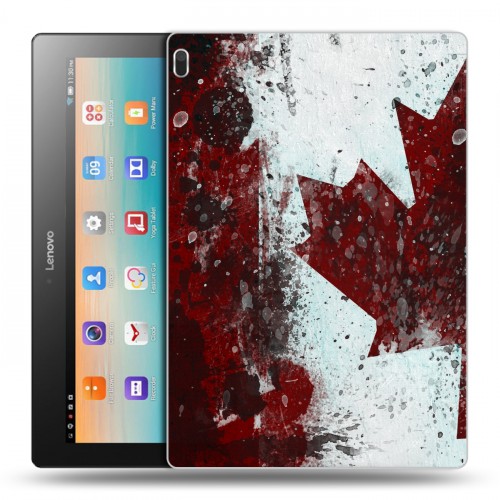 Дизайнерский силиконовый чехол для Lenovo Tab 4 10 Флаг Канады