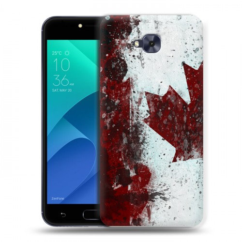 Дизайнерский пластиковый чехол для ASUS ZenFone 4 Selfie Флаг Канады