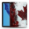 Дизайнерский силиконовый чехол для Huawei MediaPad T5 Флаг Канады