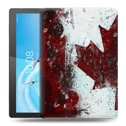 Дизайнерский силиконовый чехол для Lenovo Tab M10 Флаг Канады