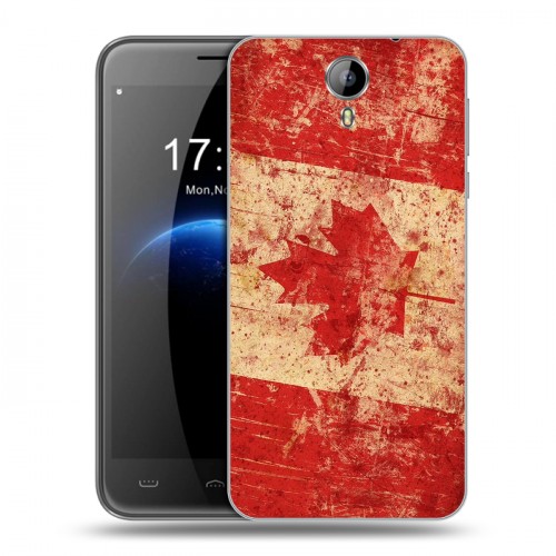 Дизайнерский силиконовый чехол для Homtom HT3 Флаг Канады