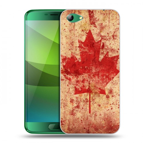 Дизайнерский силиконовый чехол для Elephone S7 Флаг Канады