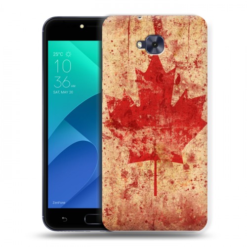 Дизайнерский пластиковый чехол для ASUS ZenFone 4 Selfie Флаг Канады