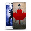 Дизайнерский пластиковый чехол для Huawei Honor 6A Флаг Канады