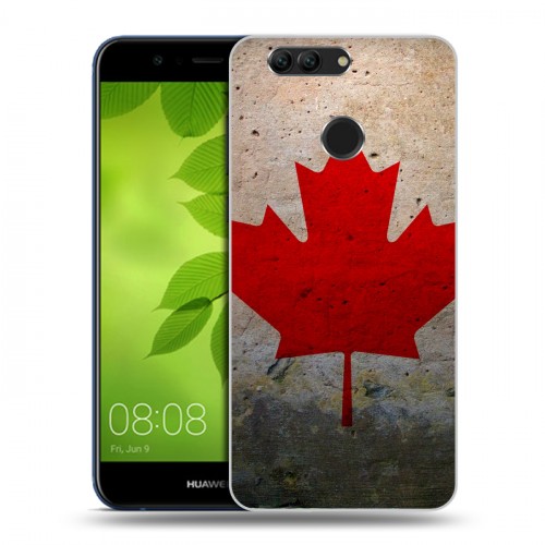 Дизайнерский пластиковый чехол для Huawei Nova 2 Plus Флаг Канады